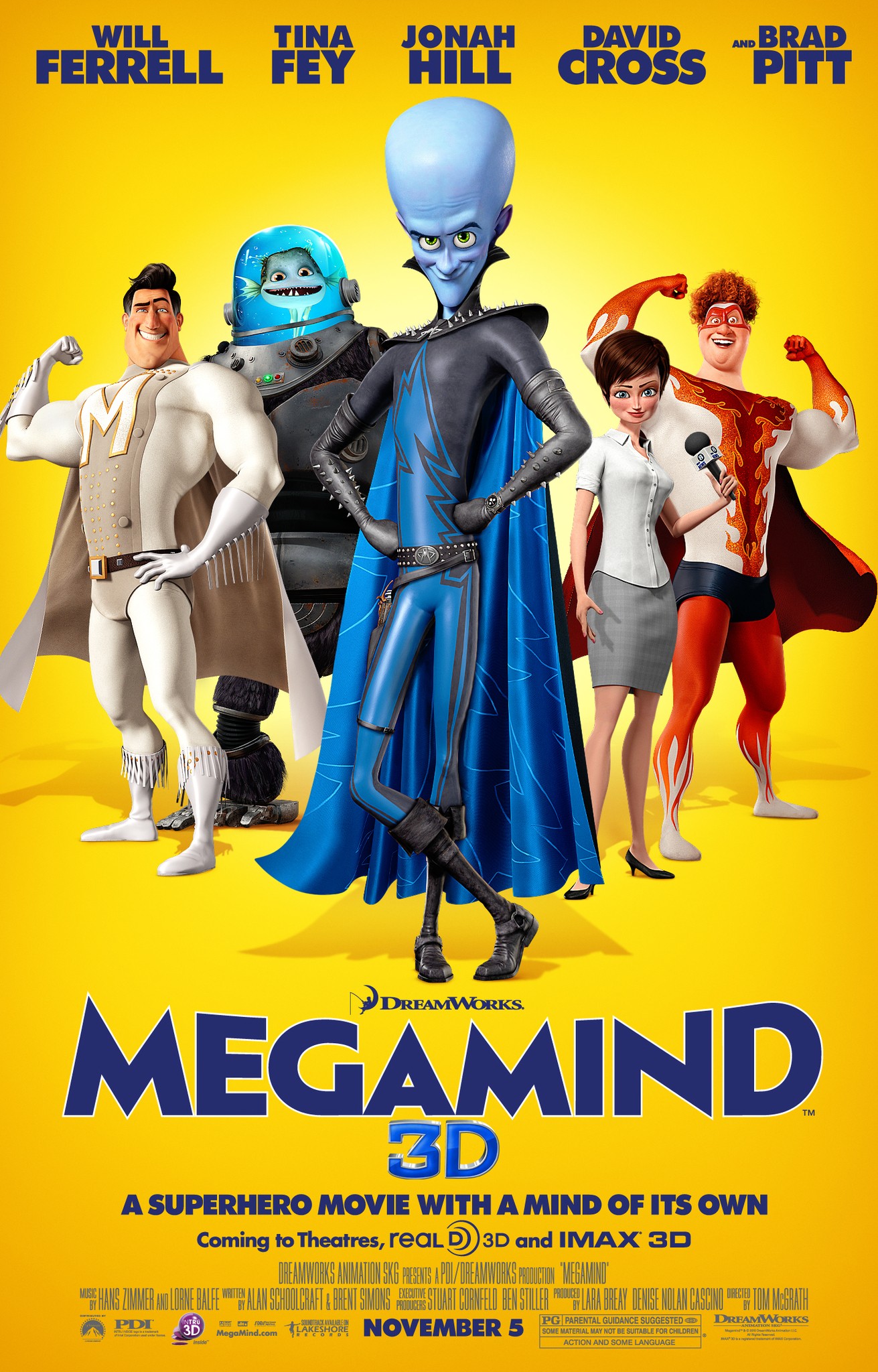 Megamind (2010) 1080p BluRay Hindi ORG Dual Audio Movie ESubs [1.8GB]