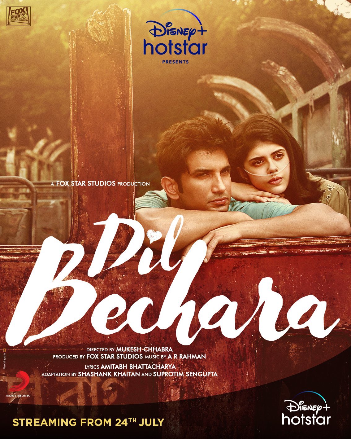 Dil Bechara (2020) 480p HDRip Full Hindi Movie [300MB]