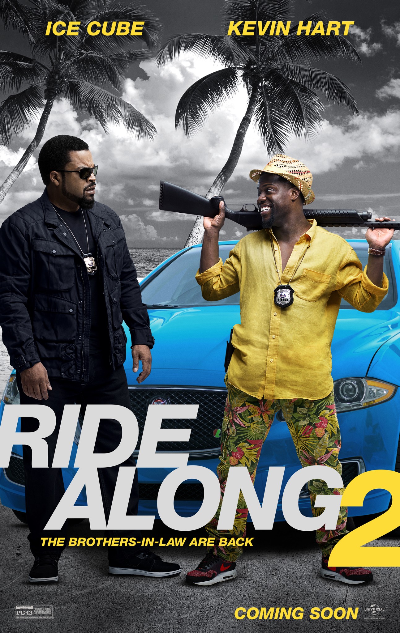 Ride Along 2 (2016) 1080p BluRay Hindi ORG Dual Audio Movie ESubs [1.9GB]