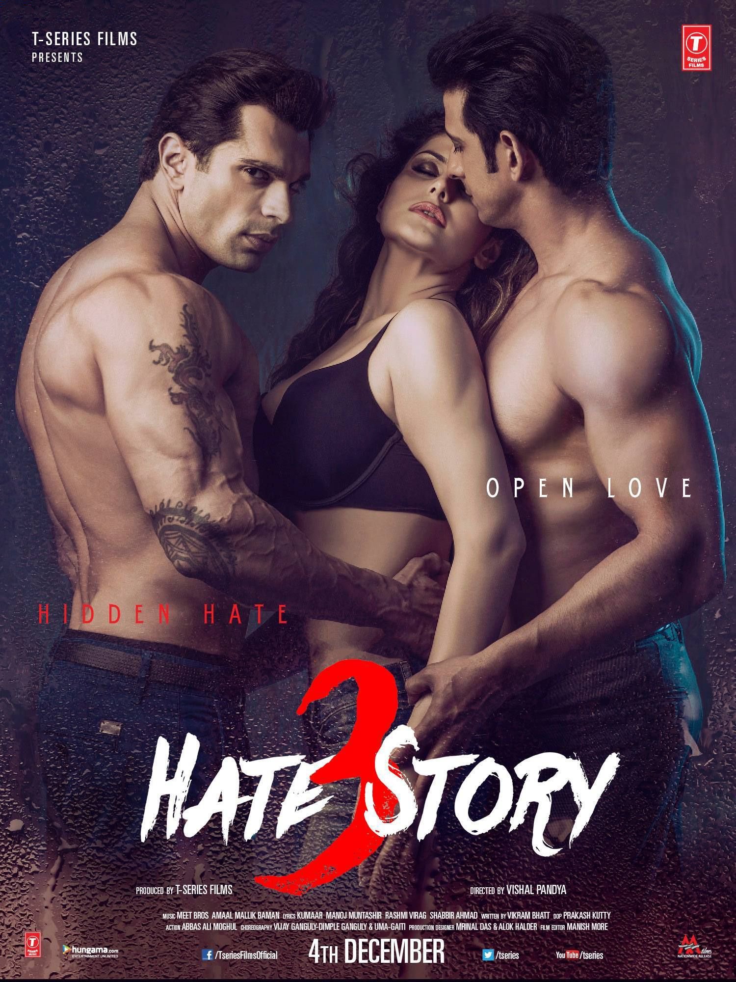 Hate Story 3 2015 Hindi 1080p | 720p | 480p HDRip ESub Download