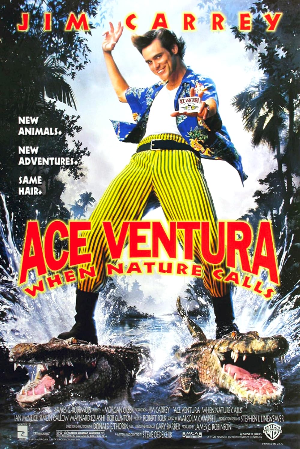 Ace Ventura &#ff7dee; When Nature Calls (1995) 480p BluRay Hindi Dual Audio Movie ESubs [350MB]