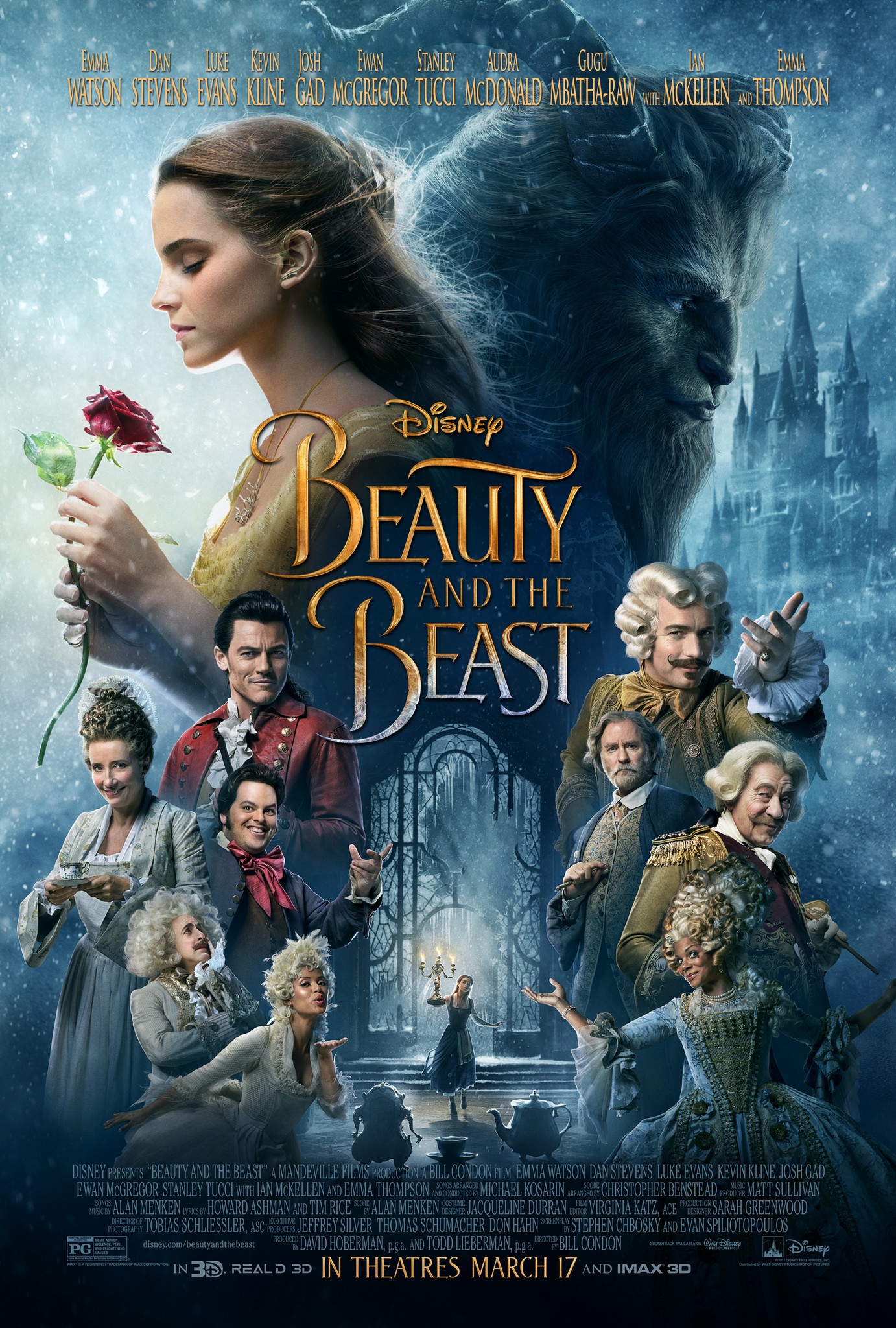 Beauty and the Beast 2017 Hindi ORG Dual Audio 1080p |720p | 480p BluRay ESub Download
