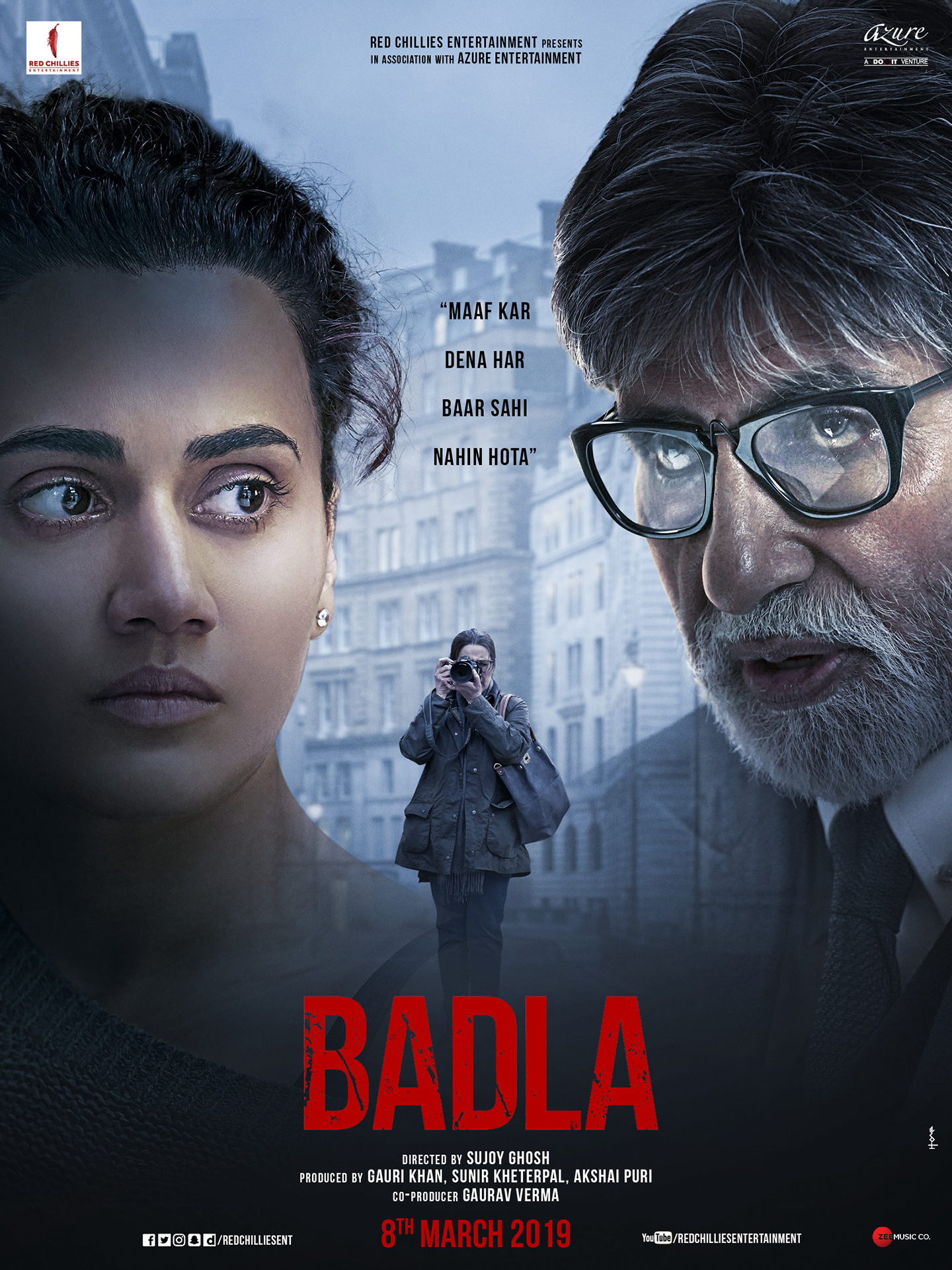 Badla 2019 Hindi 1080p | 720p | 480p HDRip ESub Download