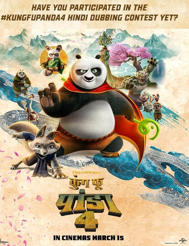 Kung Fu Panda 4 2024 Hindi ORG Dual Audio 1080p | 720p | 480p BluRay ESub Download