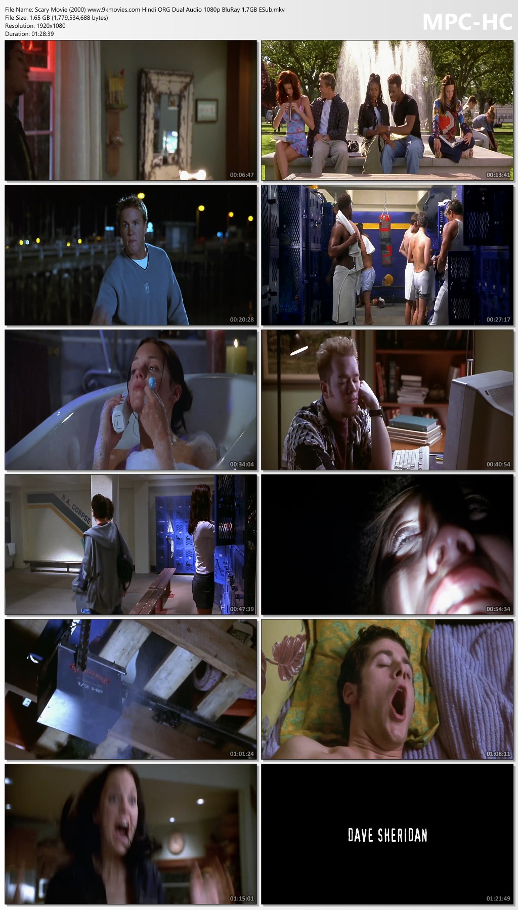 Scary Movie 2000 Hindi ORG Dual Audio 1080p | 720p | 480p BluRay ESub Download