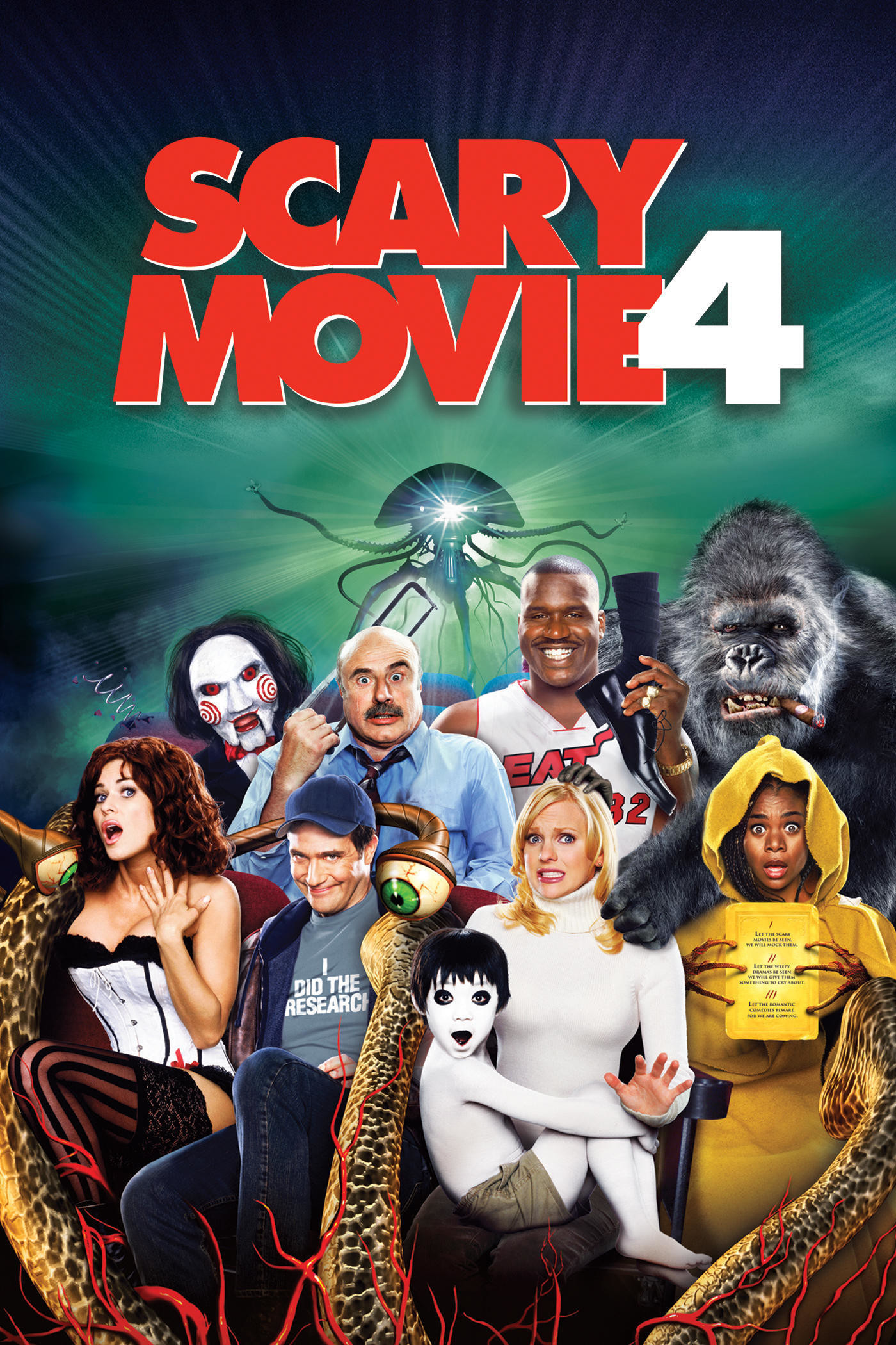 Scary Movie 4 (2006) 480p BluRay Hindi ORG Dual Audio Movie UNRATED ESubs [350MB]