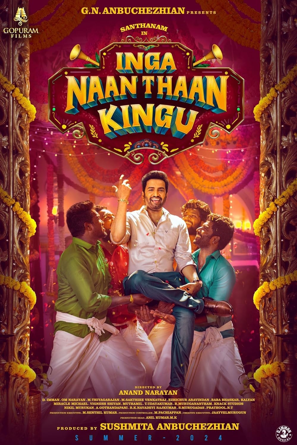 Inga Naan Thaan Kingu (2024) 480p HDRip Full Tamil Movie ESubs [400MB]