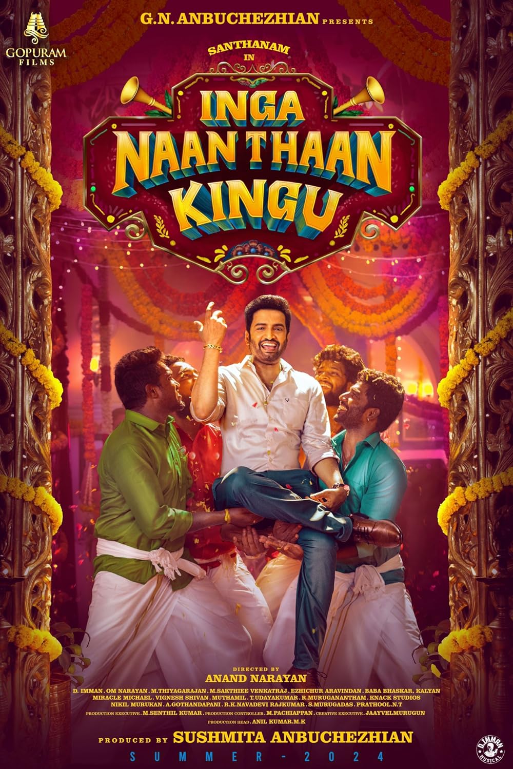 Inga Naan Thaan Kingu (2024) 480p 720p HDRip Full Tamil Movie ESubs