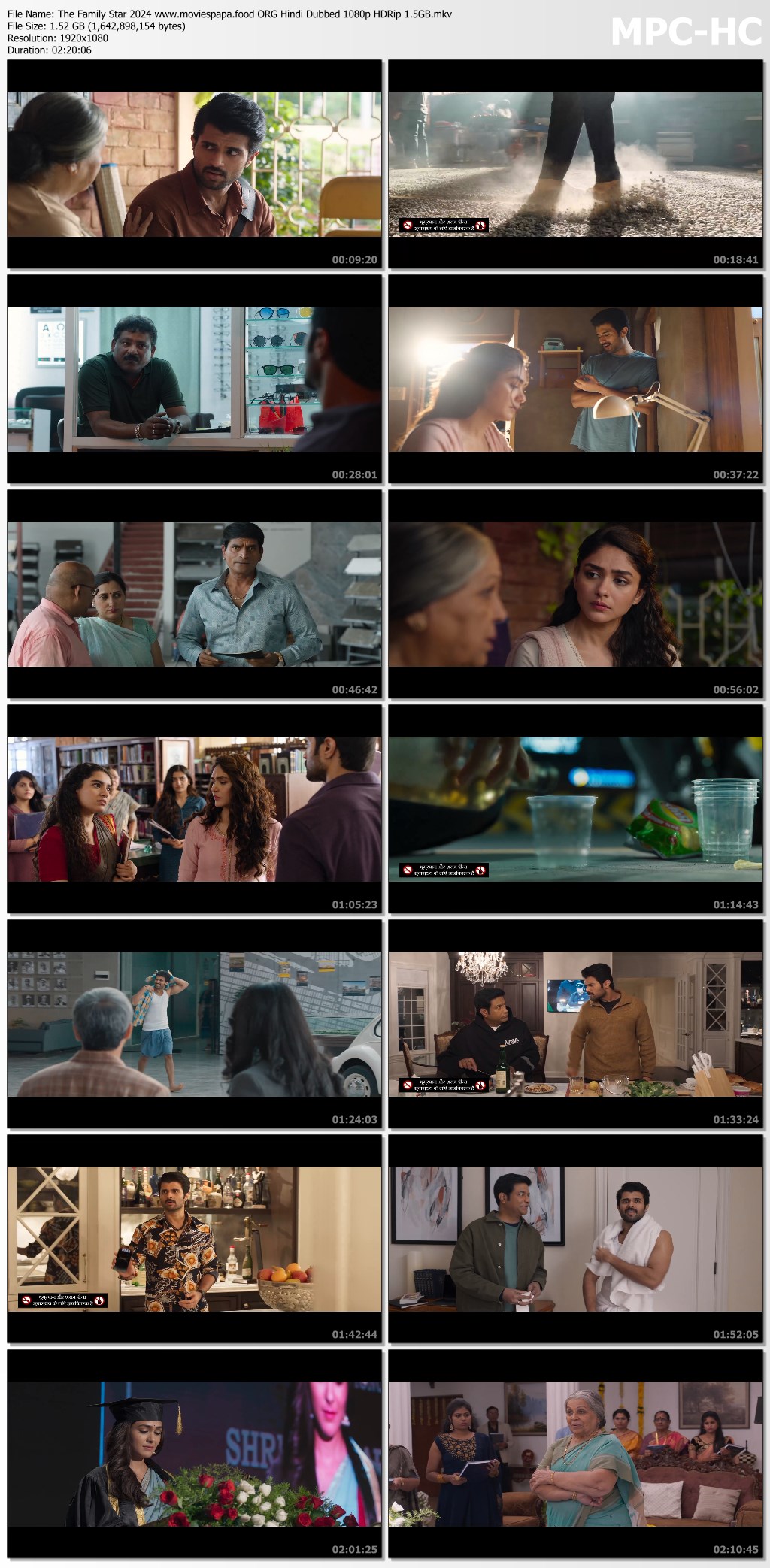 The Family Star 2024 ORG Hindi Dubbed 1080p | 720p | 480p HDRip Download