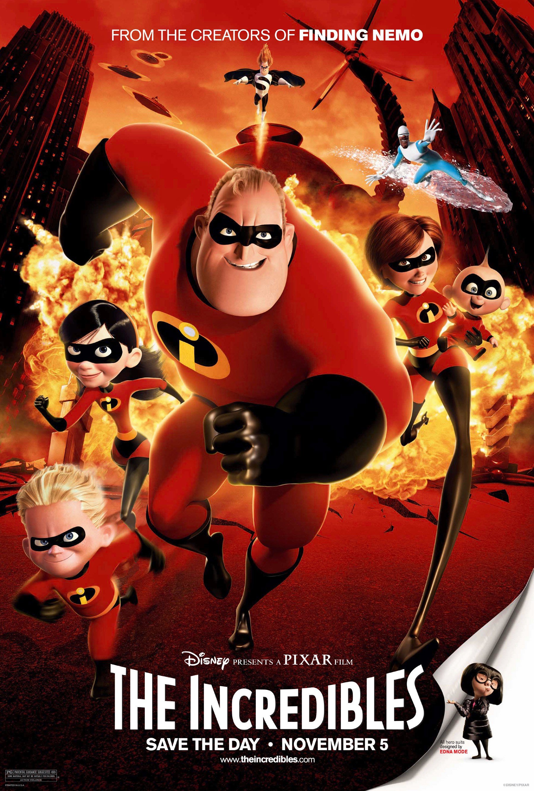 The Incredibles (2004) 1080p BluRay Hindi ORG Dual Audio Movie ESubs [2.1GB]