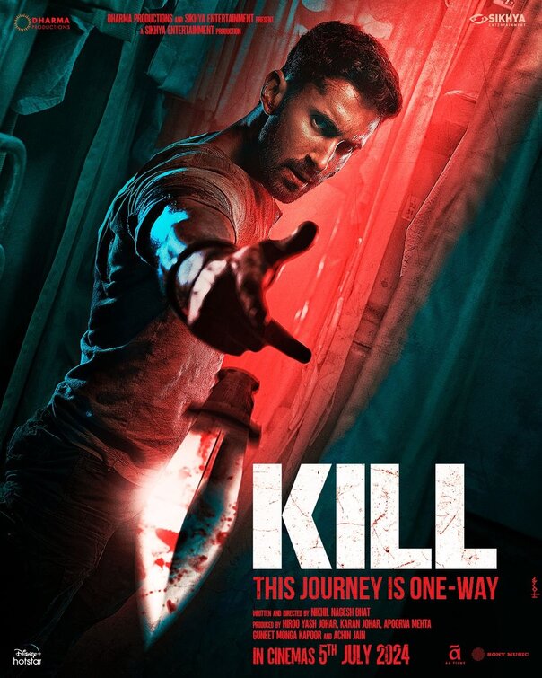 Kill (2024) 480p PreDVDRip Full Hindi Movie ESubs [400MB]