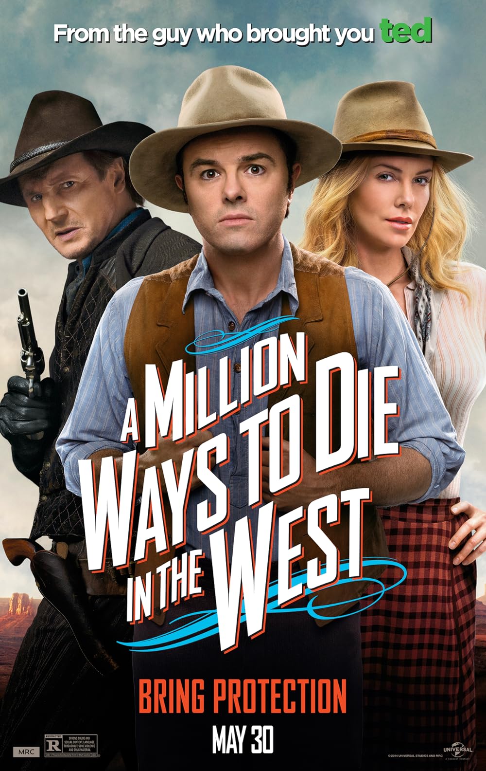 A Million Ways to Die in the West 2014 Hindi ORG Dual Audio UNRATED