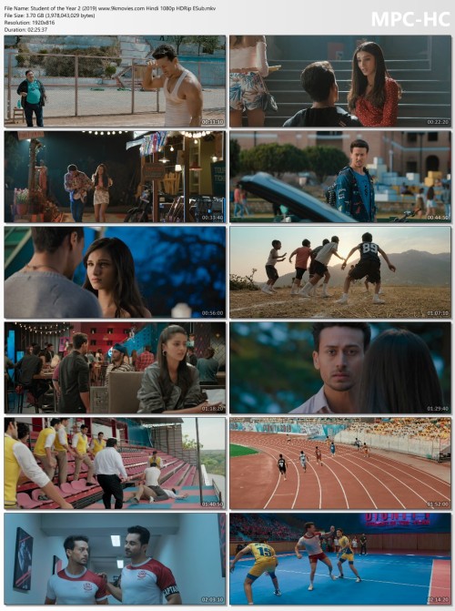 Student of the Year 2 (2019) www.9kmovies.com Hindi 1080p HDRip ESub.mkv thumbs