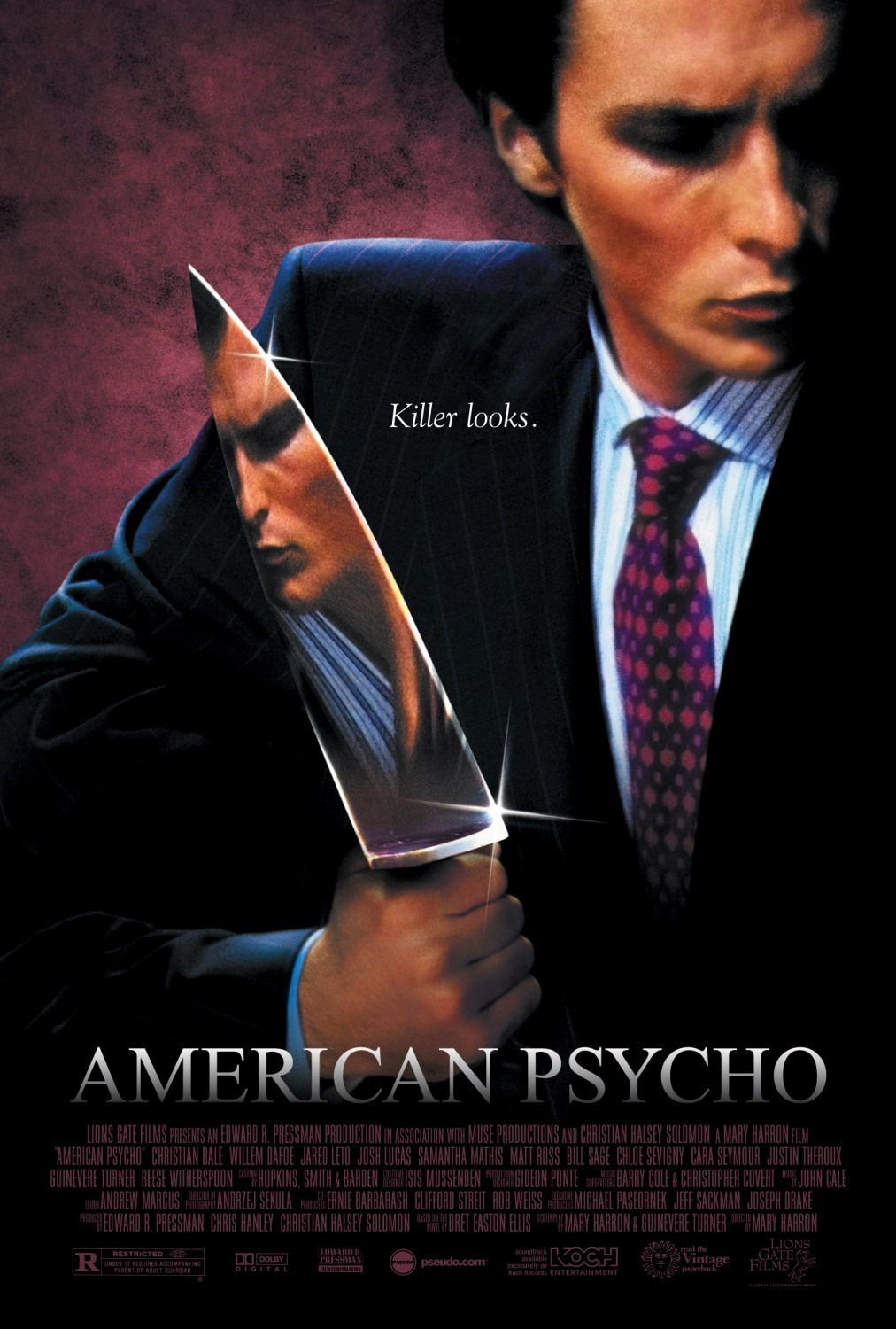 American Psycho (2000) 480p BluRay Full English Movie MSubs [550MB]