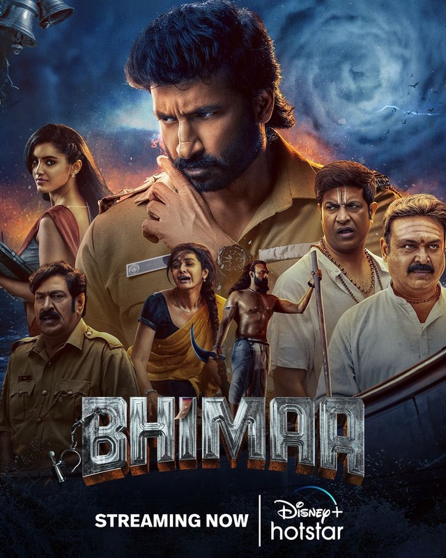 Bhimaa (2024) 1080p HDRip Hindi ORG Dual Audio Movie ESubs [3.4GB]