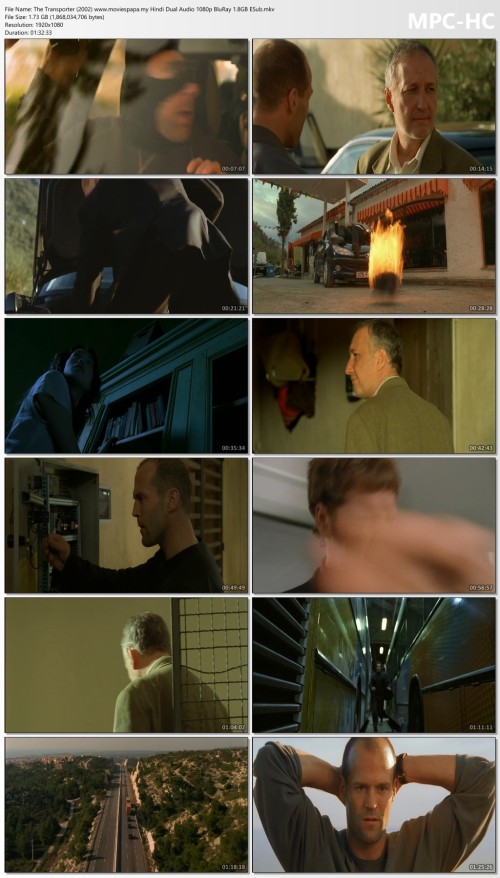 The Transporter (2002) www.moviespapa.my Hindi Dual Audio 1080p BluRay 1.8GB ESub.mkv thumbs