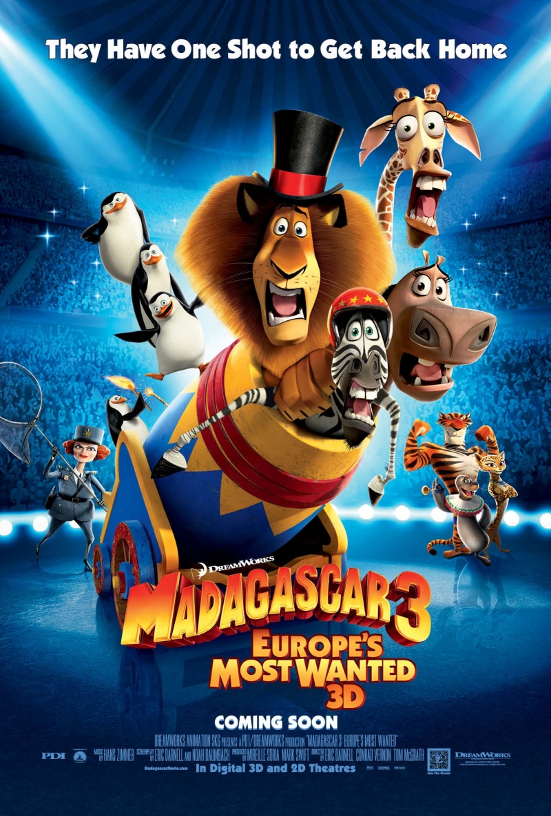 Madagascar 3 Europe’s Most Wanted 2012 Hindi Dual Audio 1080p | 720p | 480p BluRay ESub Download