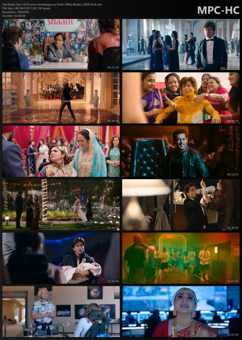 Zero 2018 www.moviespapa.my Hindi 1080p BluRay 2.8GB ESub.mkv thumbs