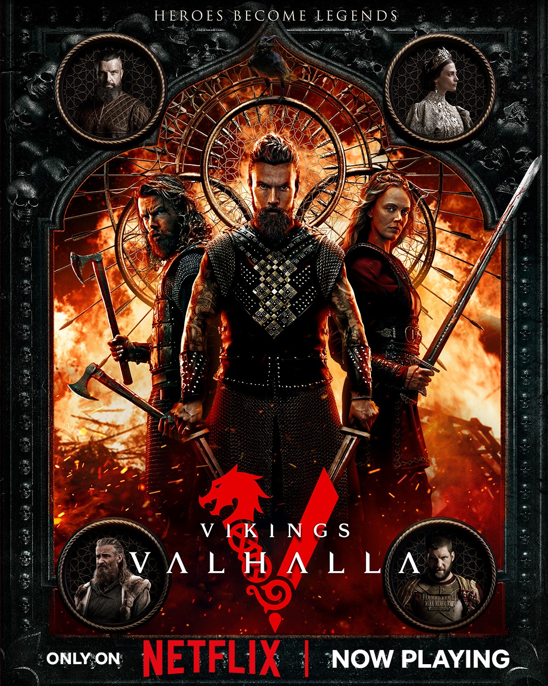 Vikings Valhalla 2022 Hindi Dubbed S01 NF Web Series 1080p | 720p | 480p HDRip ESub Download