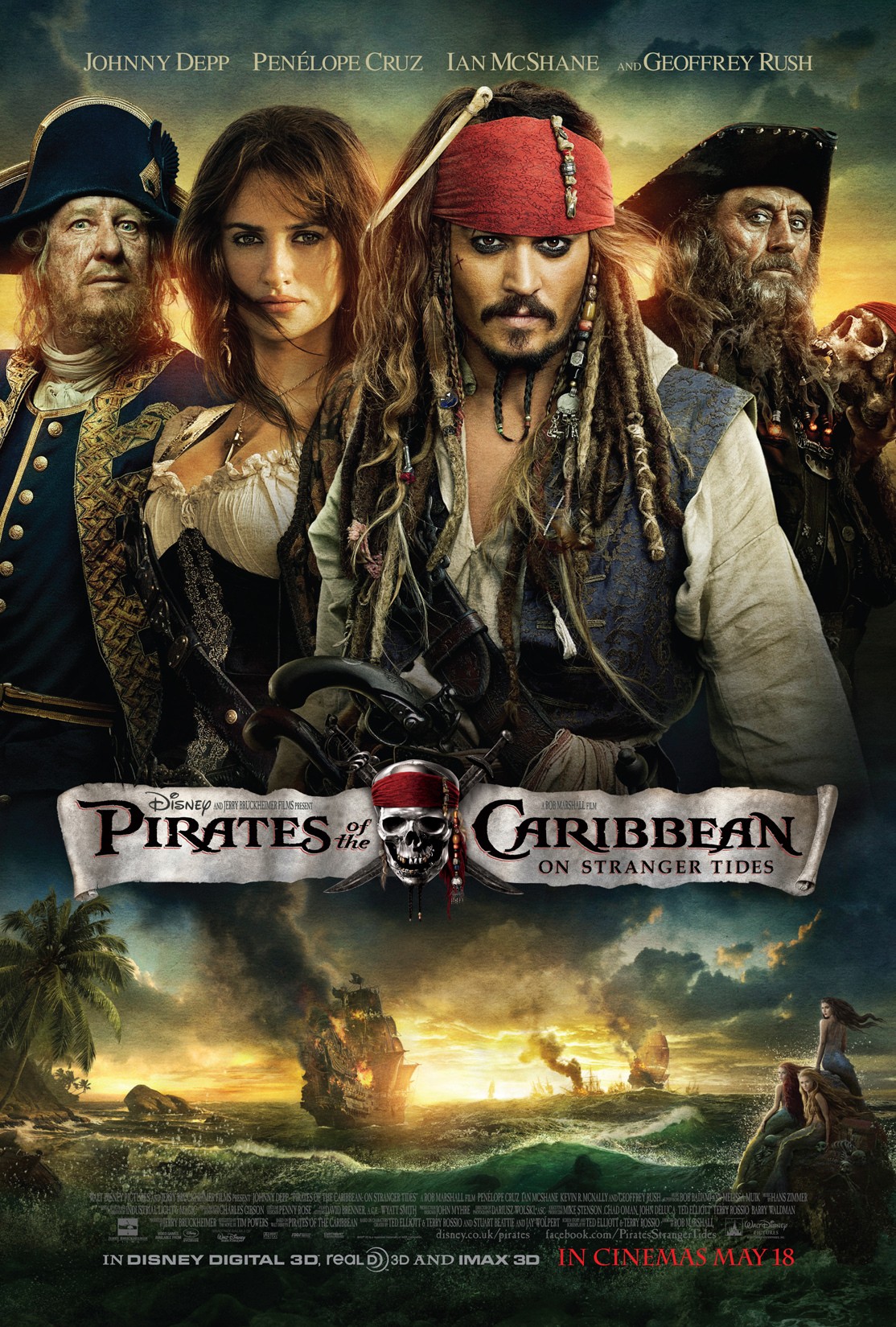 Pirates of the Caribbean – On Stranger Tides 2011 Hindi Dual Audio 1080p | 720p | 480p BluRay ESub Free Download