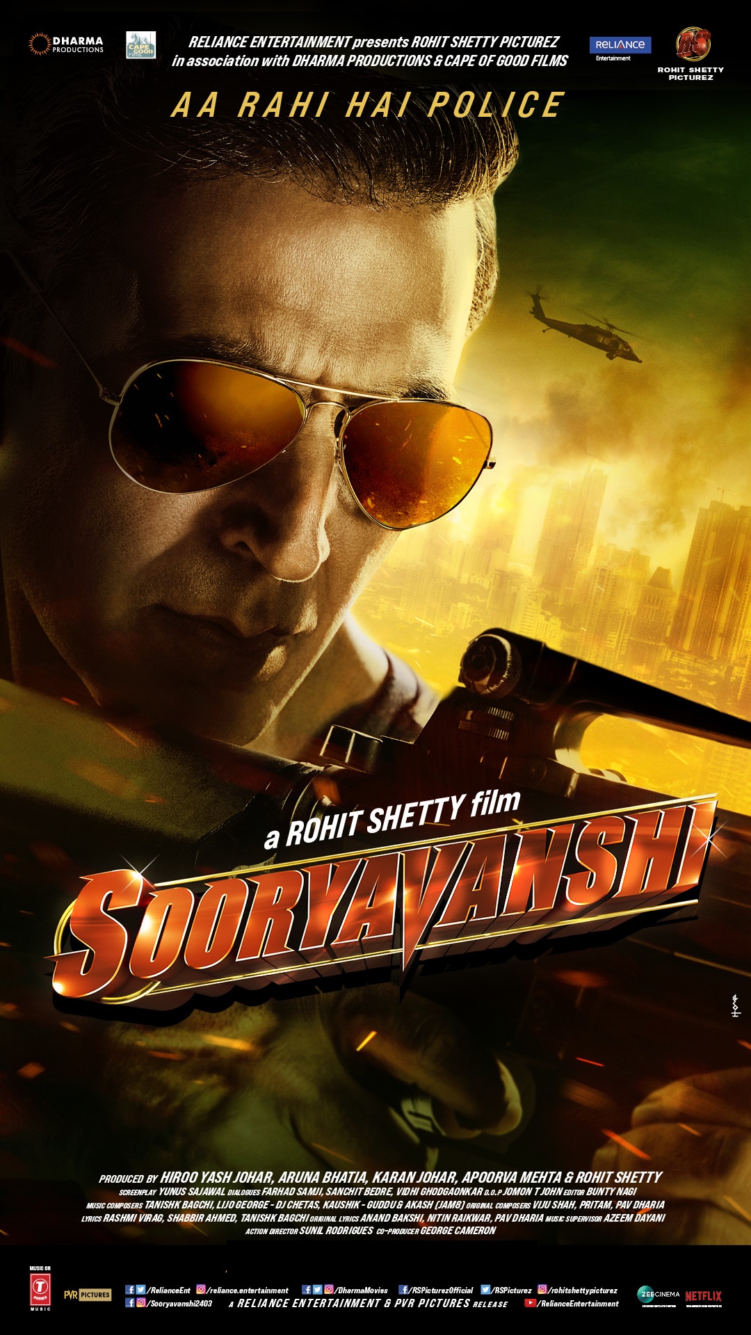 Sooryavanshi 2021 Hindi Movie 1080p | 720p | 480p HDRip ESub Free Download