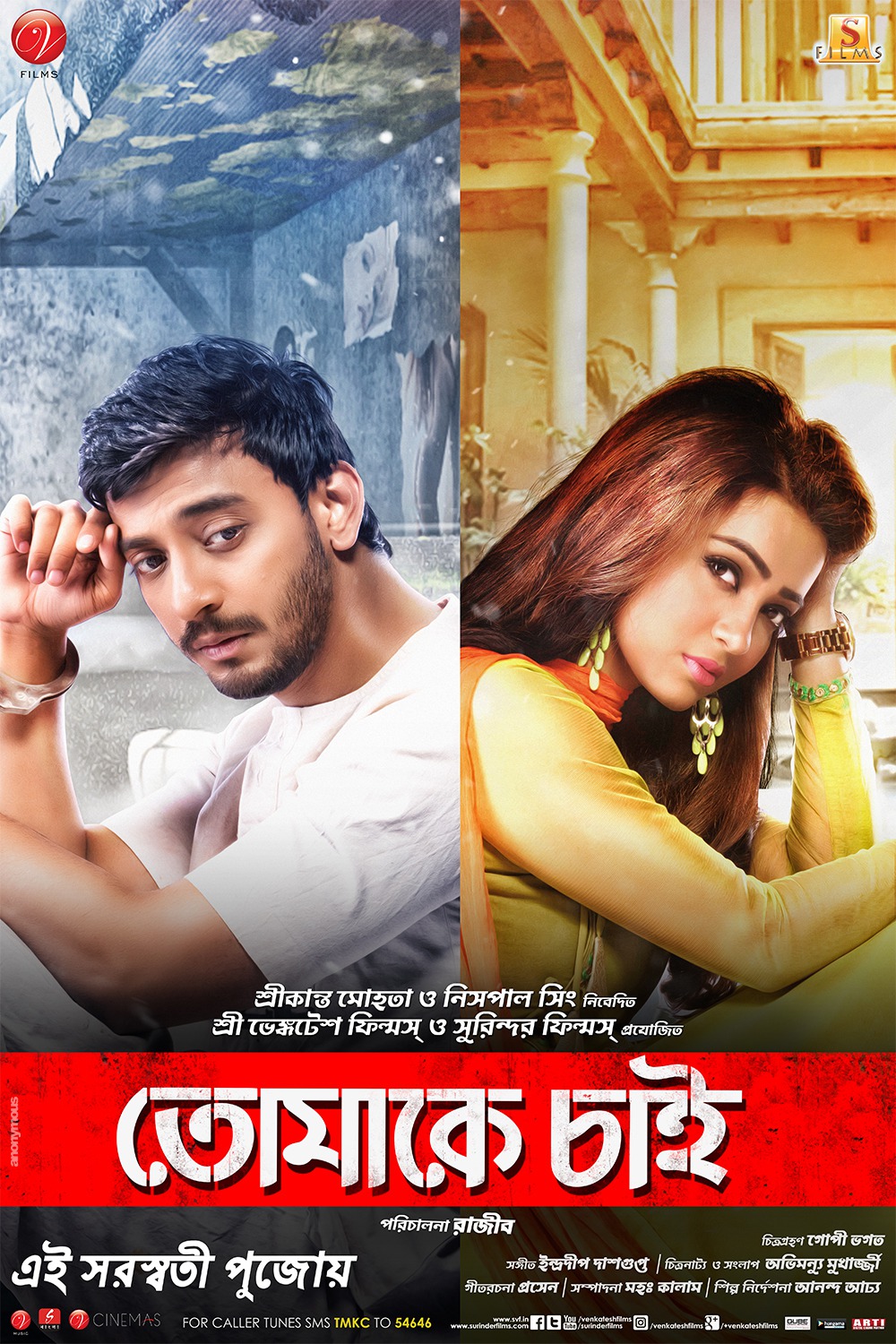 Tomake Chai (2017) 480p HDRip Full Bengali Movie ESubs [500MB]