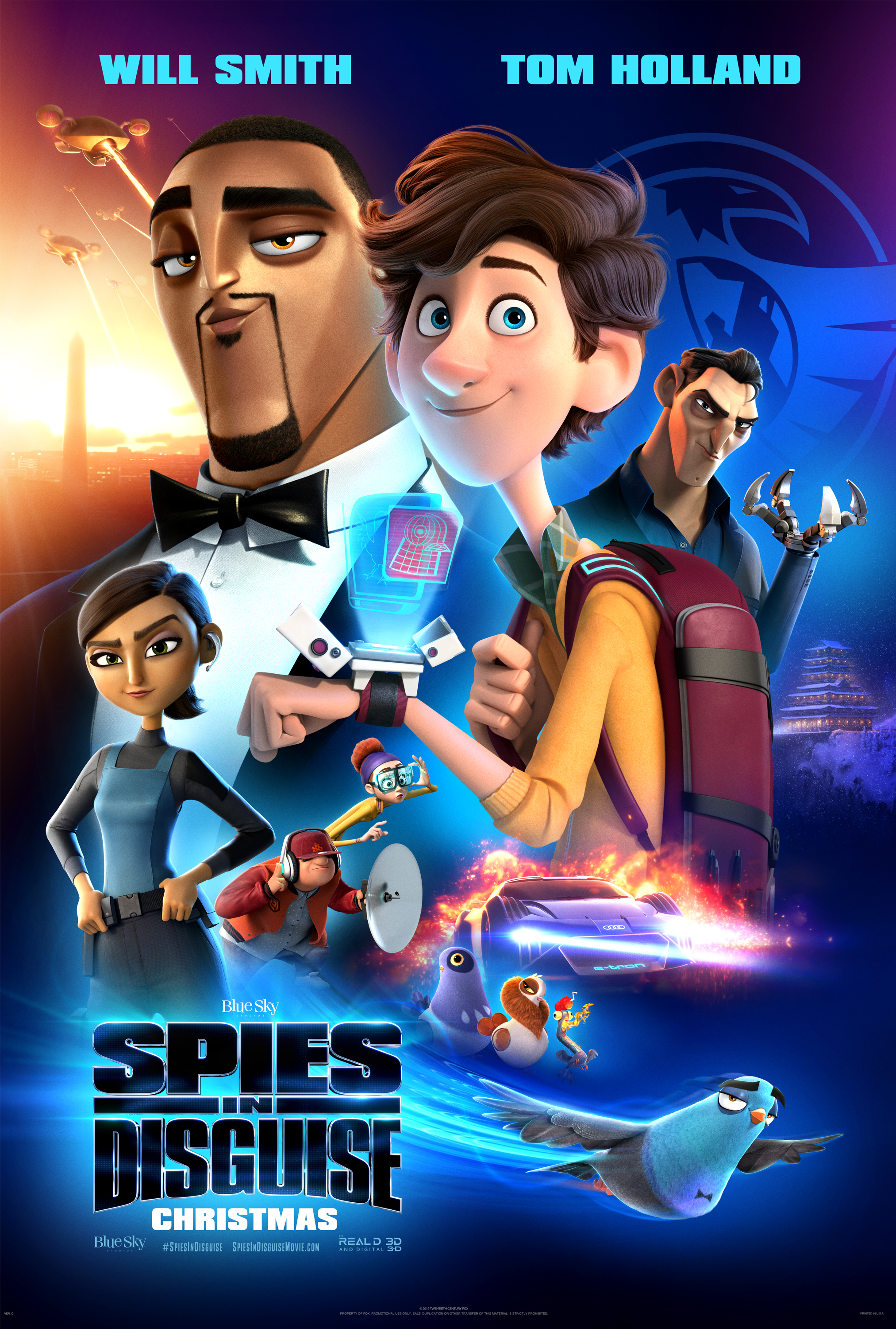 Spies in Disguise (2019) 480p BluRay Hindi Dual Audio Movie ESubs [450MB]