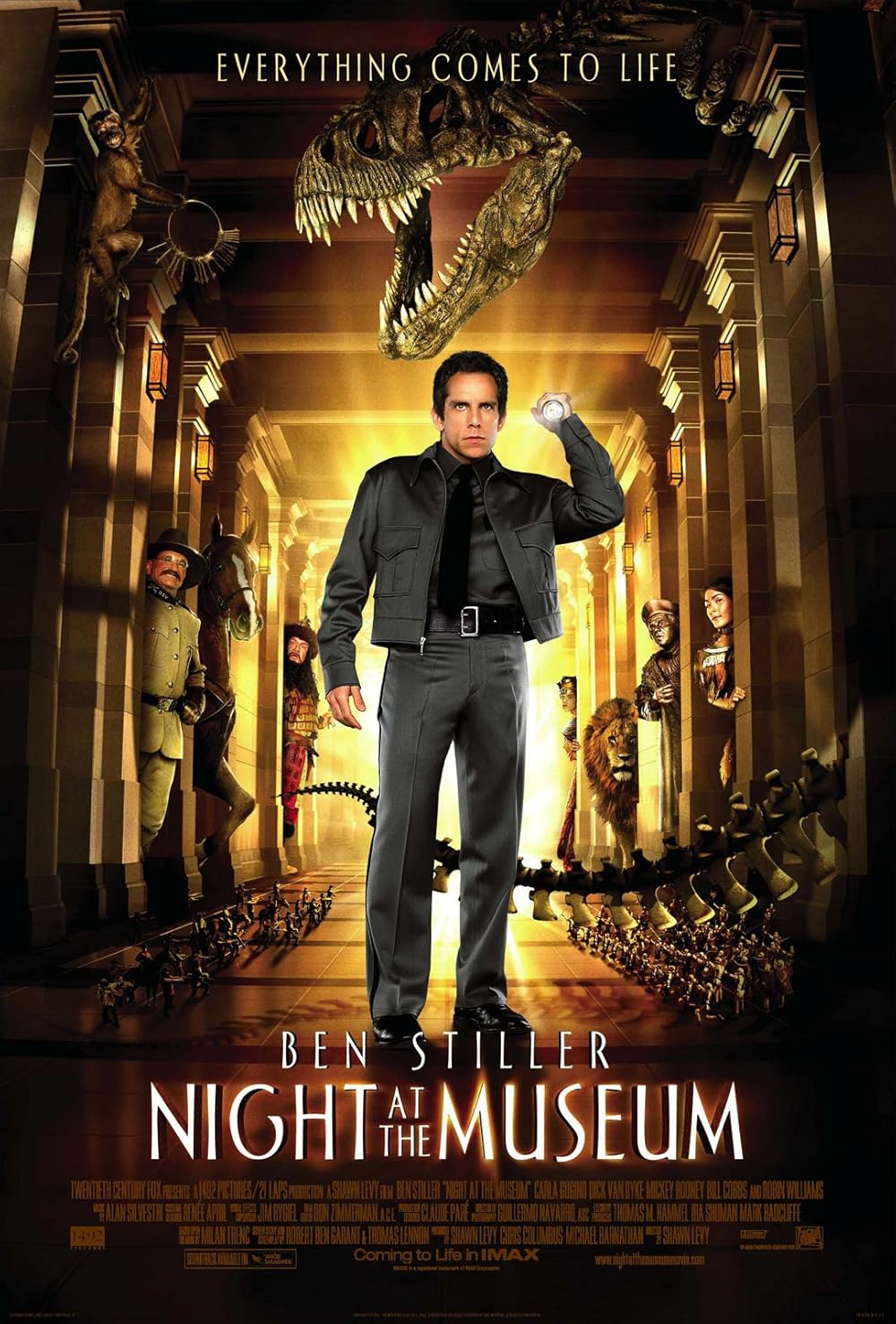 Night at the Museum (2006) 480p BluRay Hindi Dual Audio Movie MSubs [700MB]