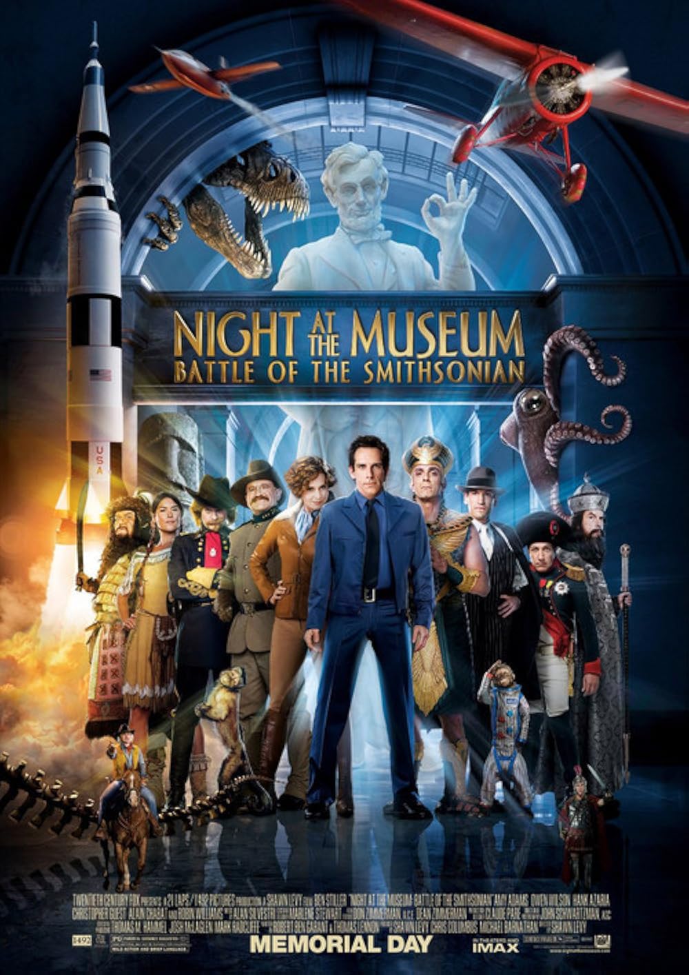 Night at the Museum – Battle of the Smithsonian (2009) 480p BluRay Hindi Dual Audio Movie MSubs [500MB]