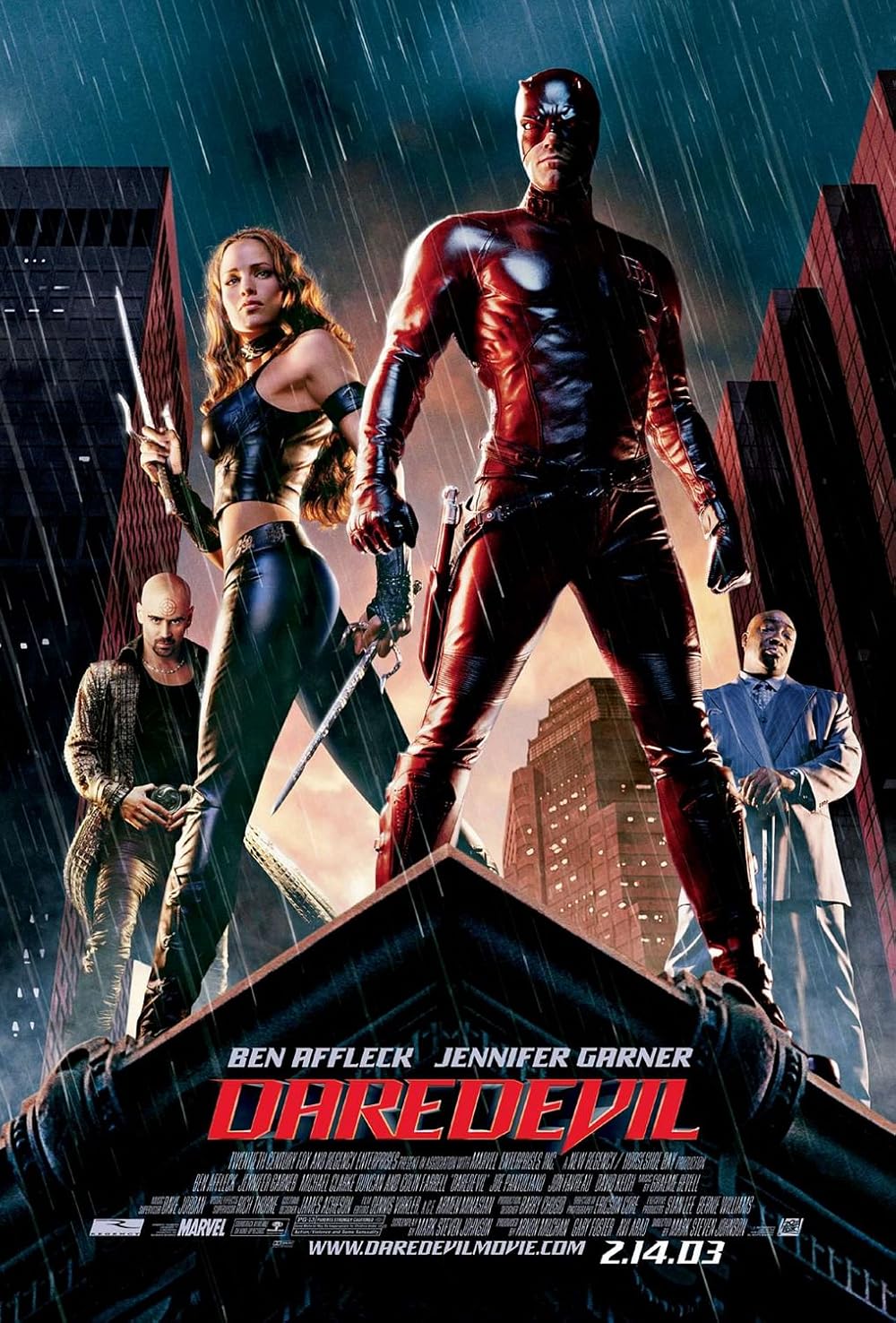 Daredevil (2003) 480p BluRay Hindi Dual Audio Movie ESubs [500MB]