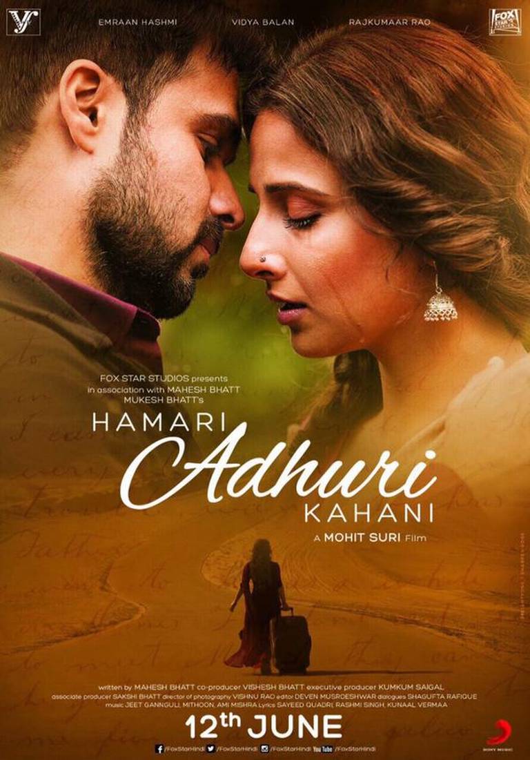 Hamari Adhuri Kahani 2015 Hindi Movie 1080p | 720p | 480p BluRay ESub Download