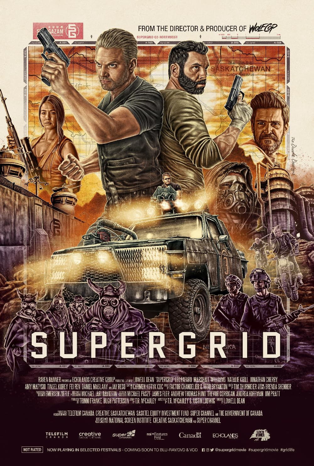 Super Grid (2018) 480p HDRip Hindi Dual Audio Movie [350MB]