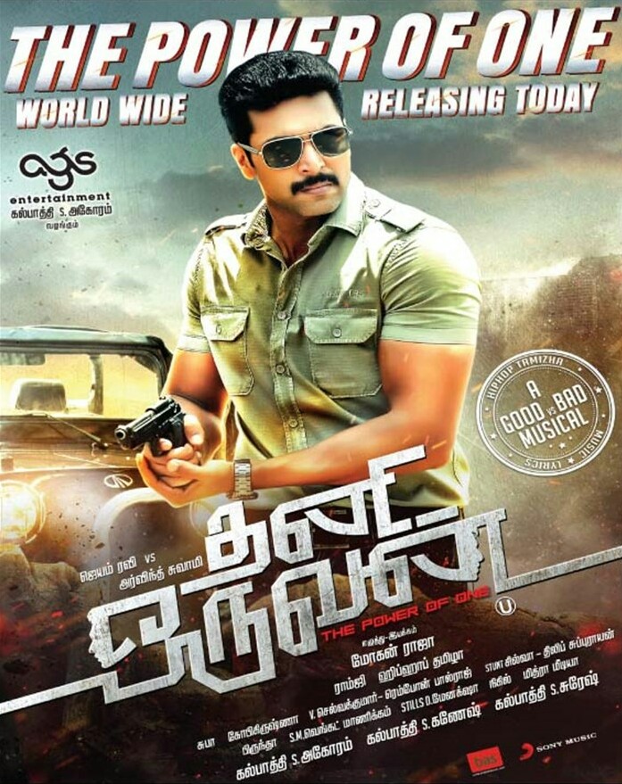 Thani Oruvan 2015 Hindi Dual Audio 1080p | 720p | 480p HDRip ESub