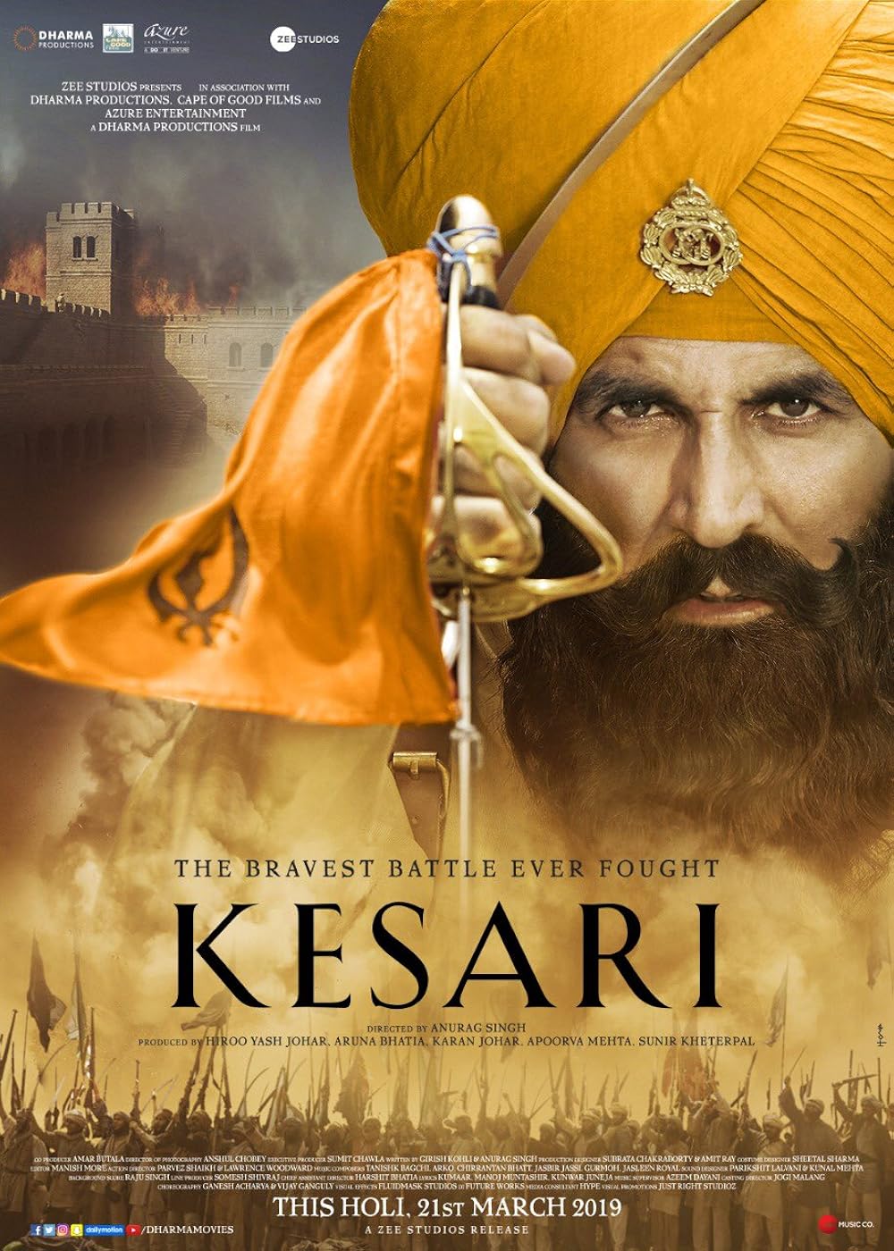 Kesari 2019 Hindi Movie 1080p | 720p | 480p BluRay ESub Download