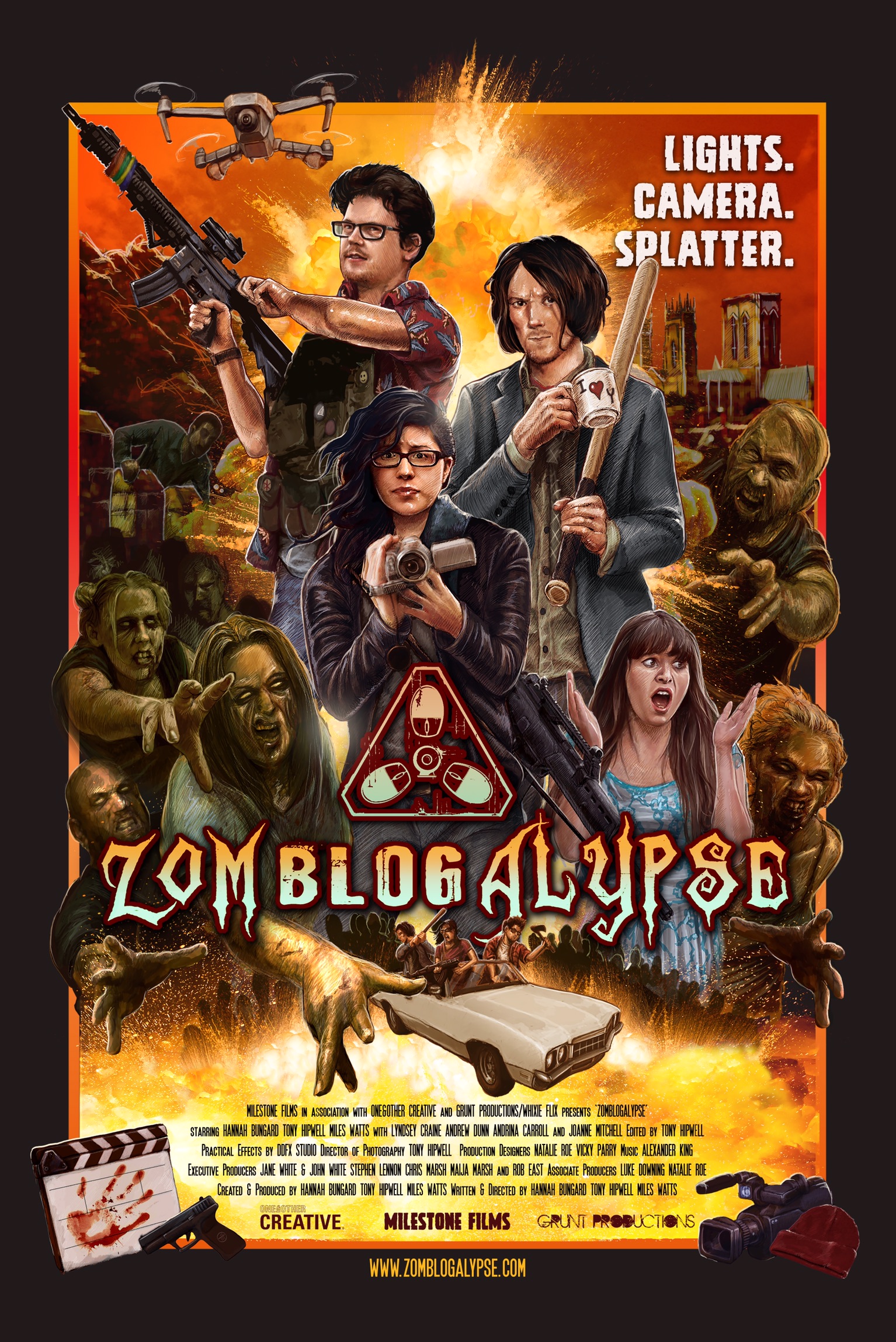 Zomblogalypse (2022) 480p HDRip Hindi Dual Audio Movie ESubs [450MB]