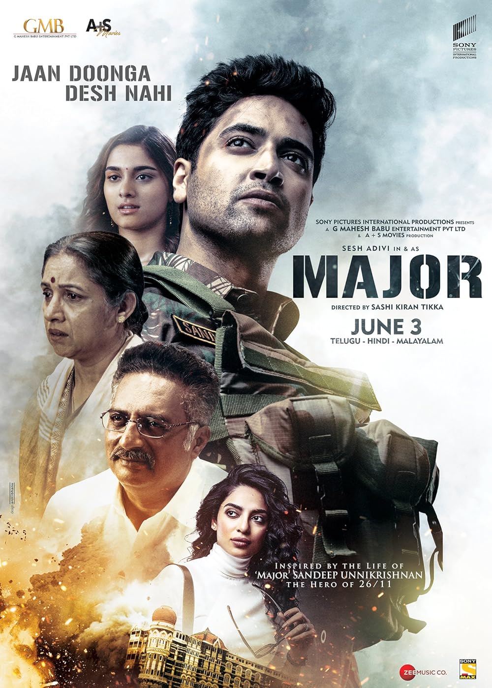 Major 2022 Hindi ORG Dubbed 1080p | 720p | 480p HDRip ESub