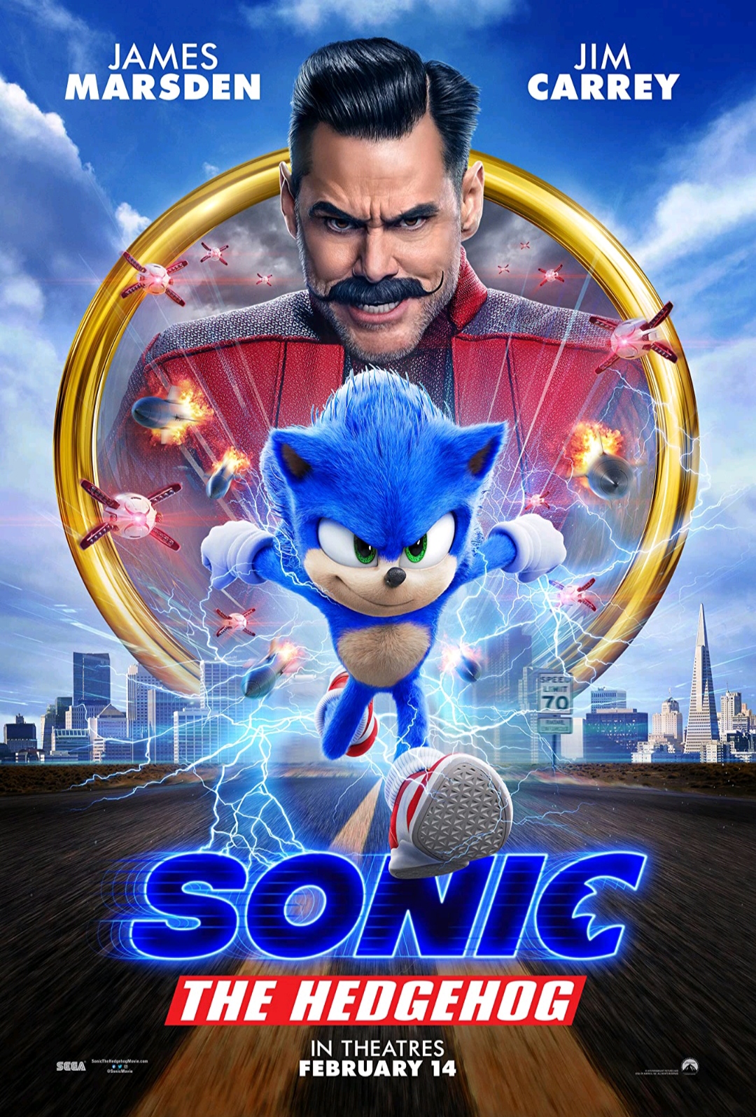 Sonic the Hedgehog (2020) 720p BluRay Hindi Dual Audio Movie ESubs [950MB]