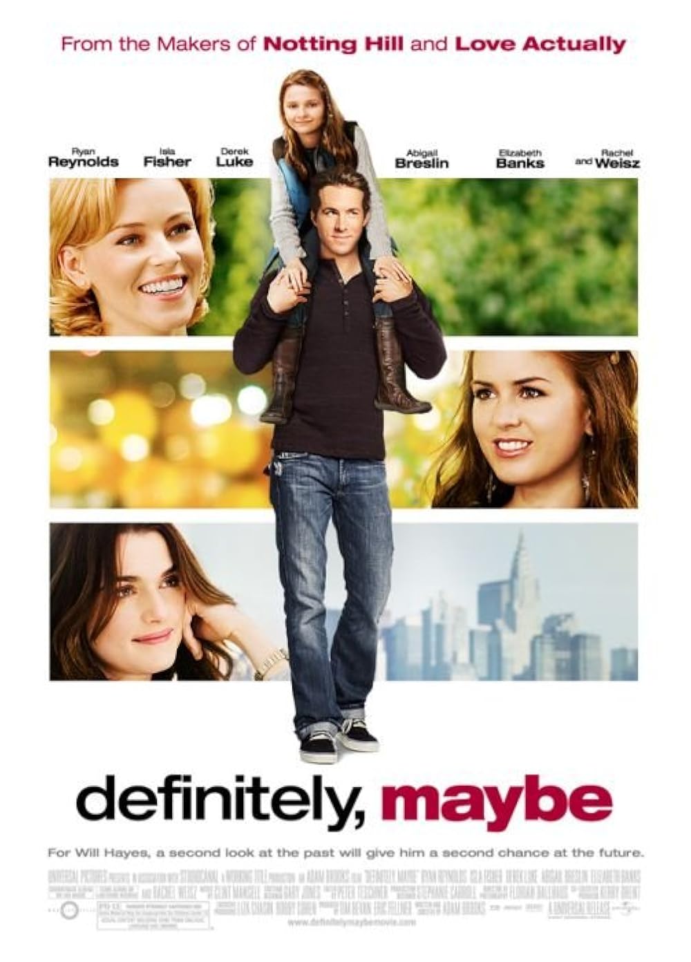 Definitely Maybe (2008) 480p BluRay Hindi Dual Audio Movie ESubs [700MB]